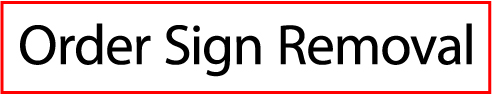 Real Estate Post and Sign Removal – Richmond Sign Installers